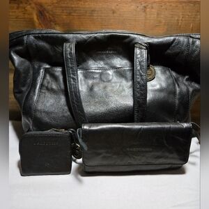 Wanderers Travel The Rocks Handbag, La Fontelina wallet, Barcelona Card wallet